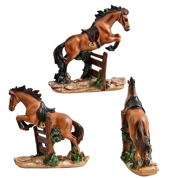 Custom Resin Horse Figurine Desk Decor