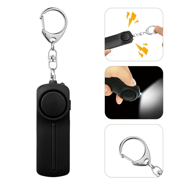 130dB Loud Personal Safety Alarm Keychain W/ Led Light