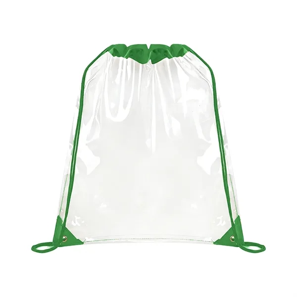 5 Day Rush Large Clear Stadium Drawstring Backpack