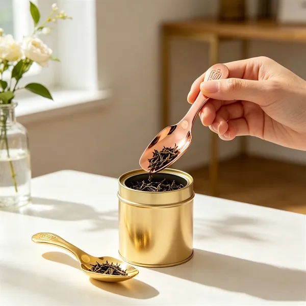 Small Stainless Steel Short Handle Ice Cream Dessert Spoon