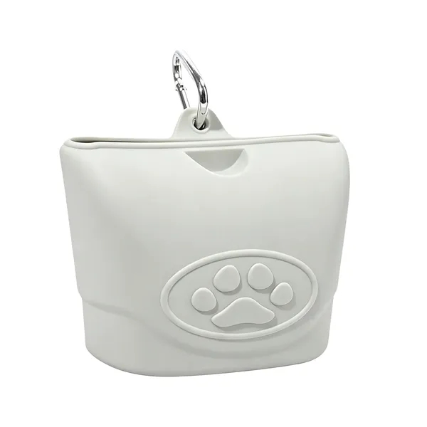 Portable Silicone Dog Treat Pouch W/ Waist Clip