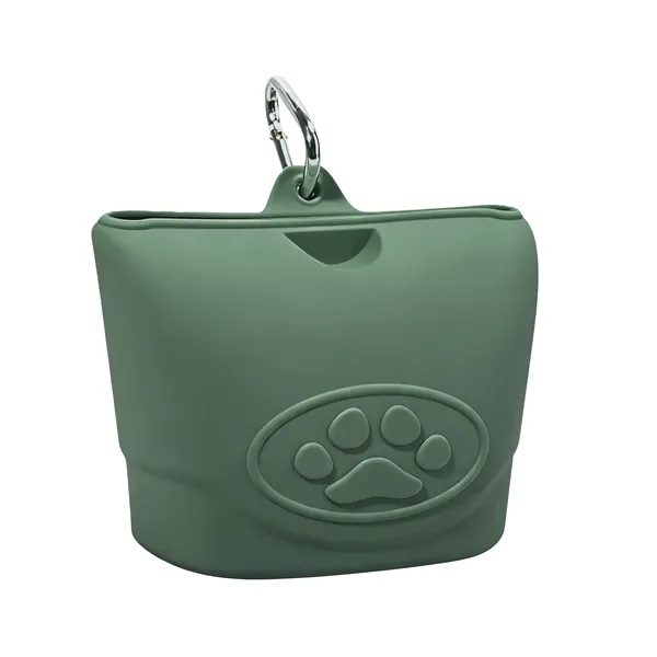 Portable Silicone Dog Treat Pouch W/ Waist Clip