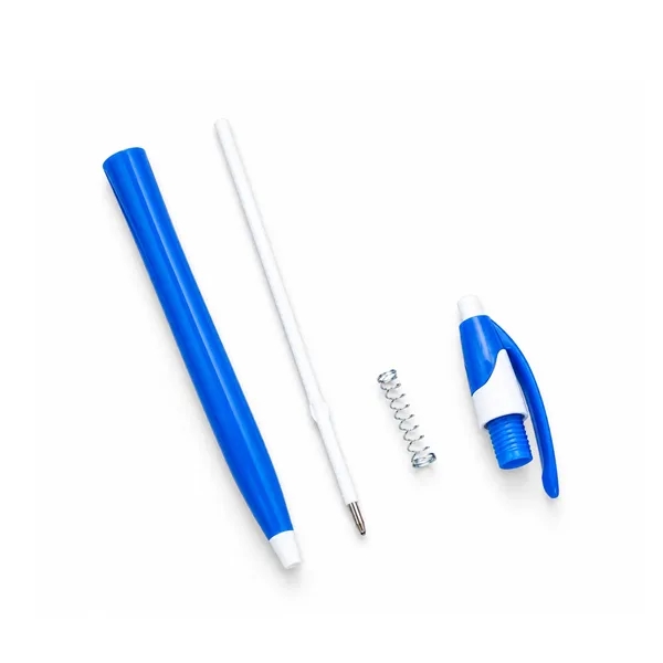 Multi Color 1.0mm Retractable Click Ballpoint Pen W/ Clip