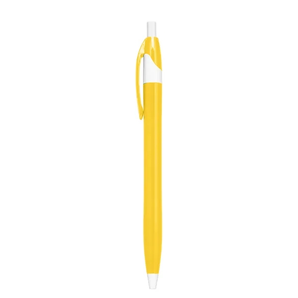 Multi Color 1.0mm Retractable Click Ballpoint Pen W/ Clip