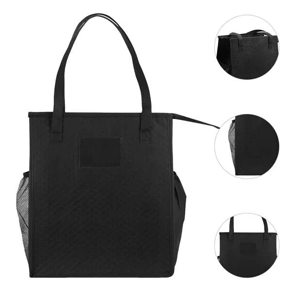 5 Day Rush Non Woven Thermal Cooler Tote Bag W/ Card Pocket