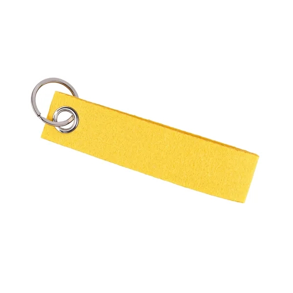 Portable Felt Wristlet Keychain Strap 5"x1.2"