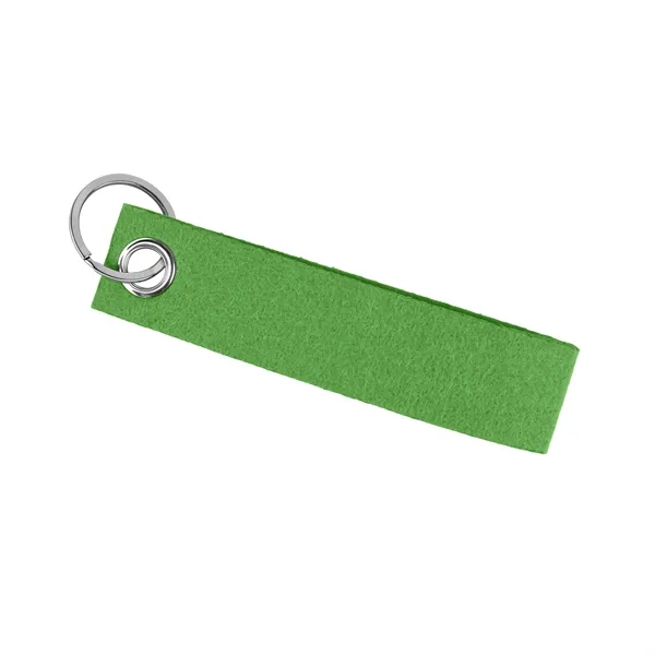 Portable Felt Wristlet Keychain Strap 5"x1.2"