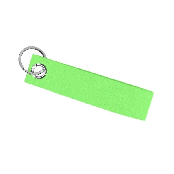Portable Felt Wristlet Keychain Strap 5"x1.2"