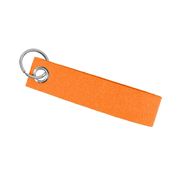 Portable Felt Wristlet Keychain Strap 5"x1.2"