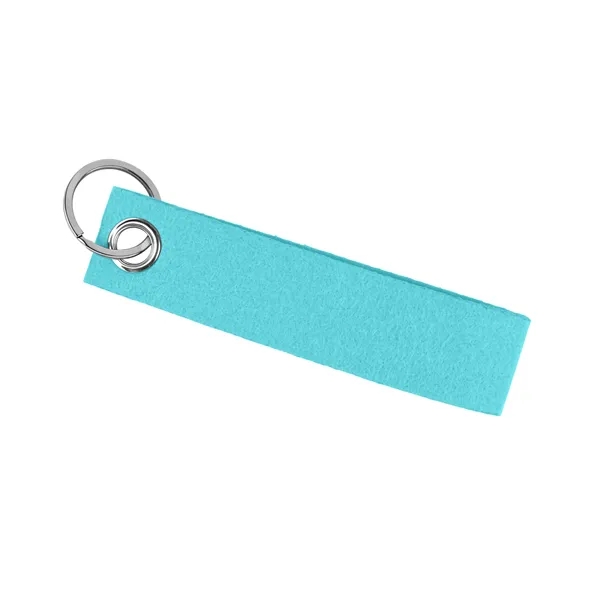 Portable Felt Wristlet Keychain Strap 5"x1.2"