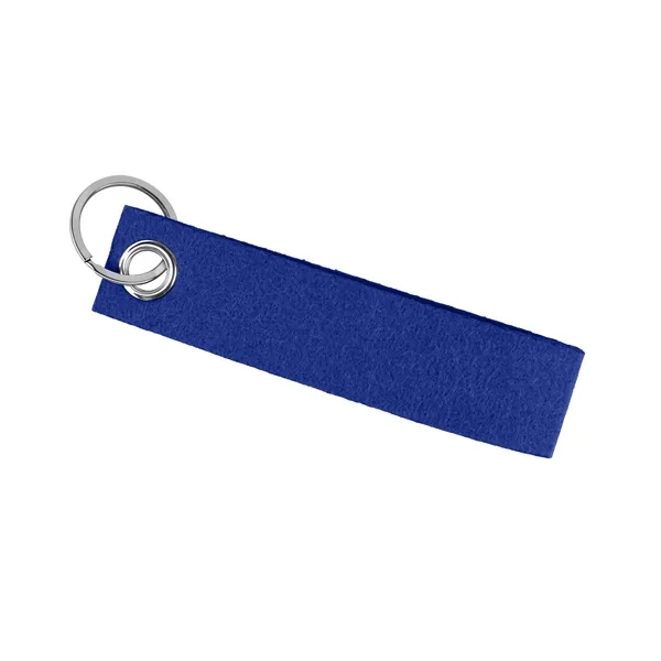 Portable Felt Wristlet Keychain Strap 5"x1.2"