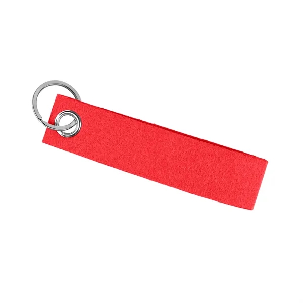 Portable Felt Wristlet Keychain Strap 5"x1.2"