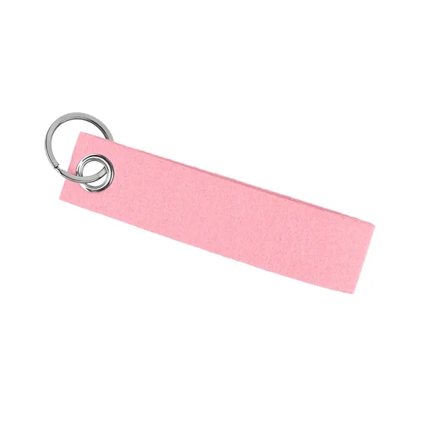 Portable Felt Wristlet Keychain Strap 5"x1.2"