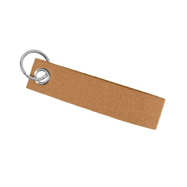 Portable Felt Wristlet Keychain Strap 5"x1.2"