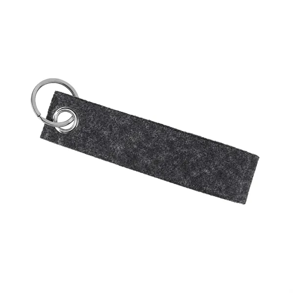 Portable Felt Wristlet Keychain Strap 5"x1.2"