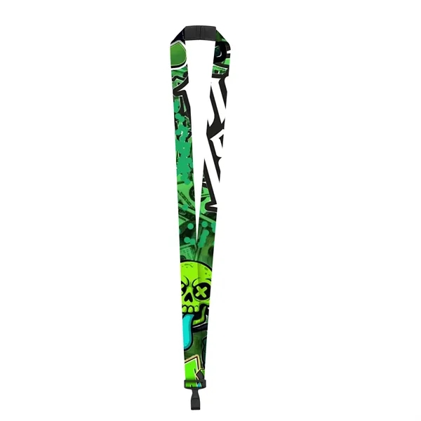 3 Day Rush 3/4" Custom Breakaway Lanyard W/ Plastic J Hook