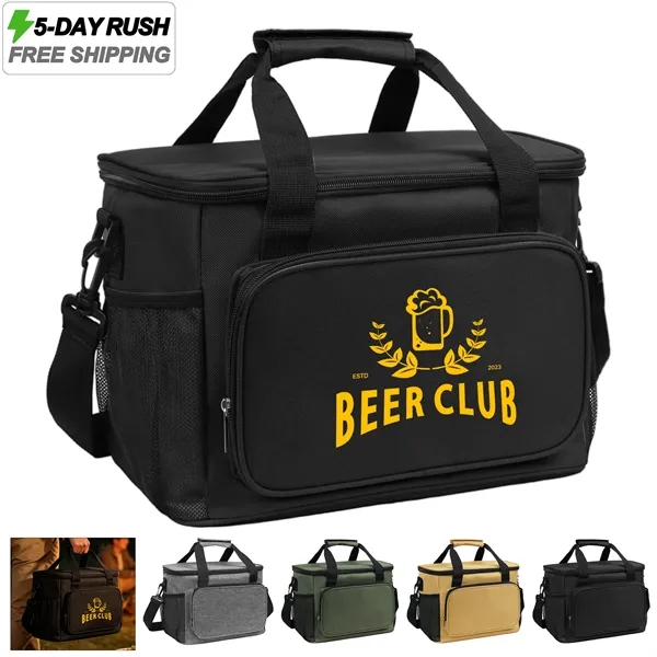 5 Day Rush Soft Insulated Cooler Lunch Bag W/Shoulder Strap