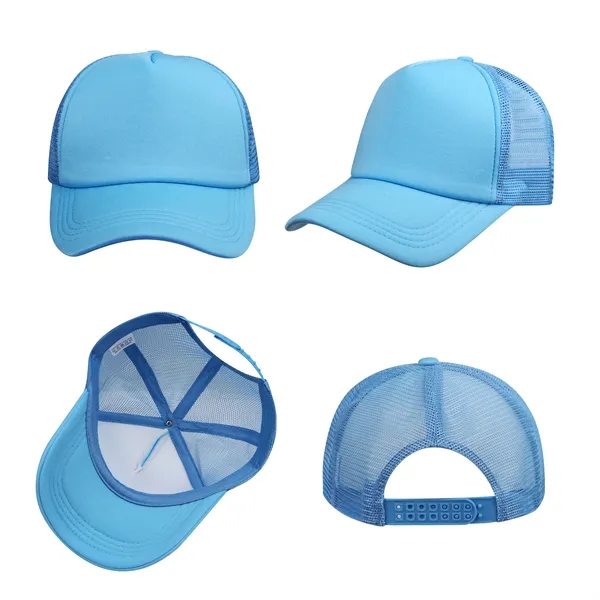 5 Day Rush Five Panel Foam Trucker Hat Mesh Back Cap