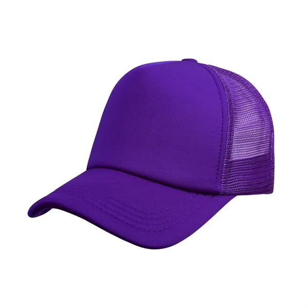 5 Day Rush Five Panel Foam Trucker Hat Mesh Back Cap