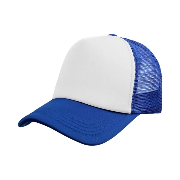 5 Day Rush Five Panel Foam Trucker Hat Mesh Back Cap