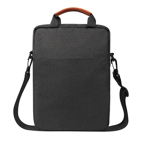 5 Day Rush Polyester Crossbody Laptop Bag W/Leather Handle