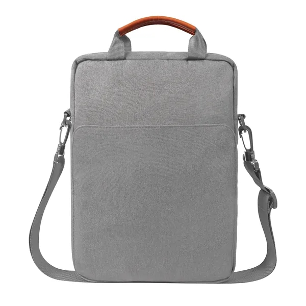 5 Day Rush Polyester Crossbody Laptop Bag W/Leather Handle