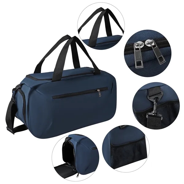 5 Day Rush Large Travel Gym Duffel Bag W/ Shoe Compartment