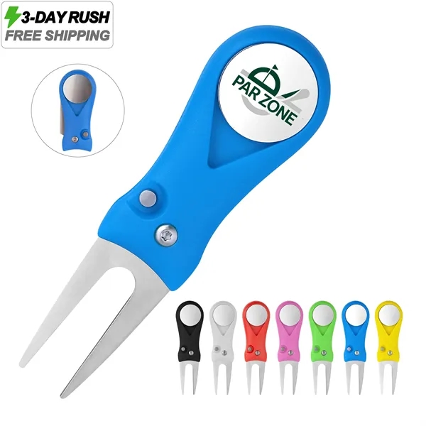 3 Day Rush Foldable Golf Divot Repair Tool W/ Ball Mark