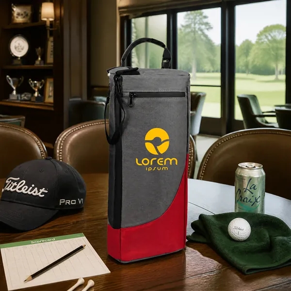 5 Day Rush 6 Can Insulated Golf Cooler Bag W/ Shoulder Strap