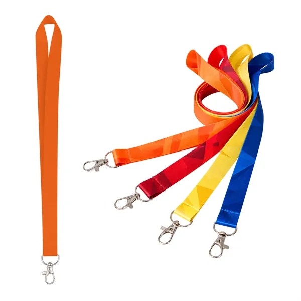 3 Day Rush 1" Dye Sublimation Polyester Badge Lanyard
