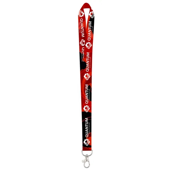 3 Day Rush 1" Dye Sublimation Polyester Badge Lanyard
