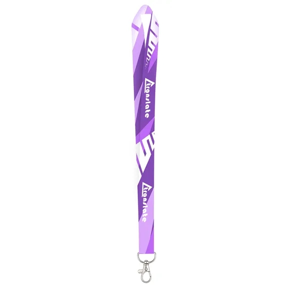 3 Day Rush 1" Dye Sublimation Polyester Badge Lanyard