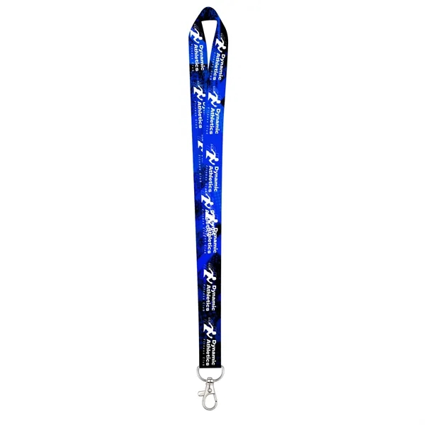 3 Day Rush 1" Dye Sublimation Polyester Badge Lanyard