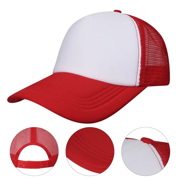 5 Day Rush Five Panel Two Tone Mesh Back Trucker Cap