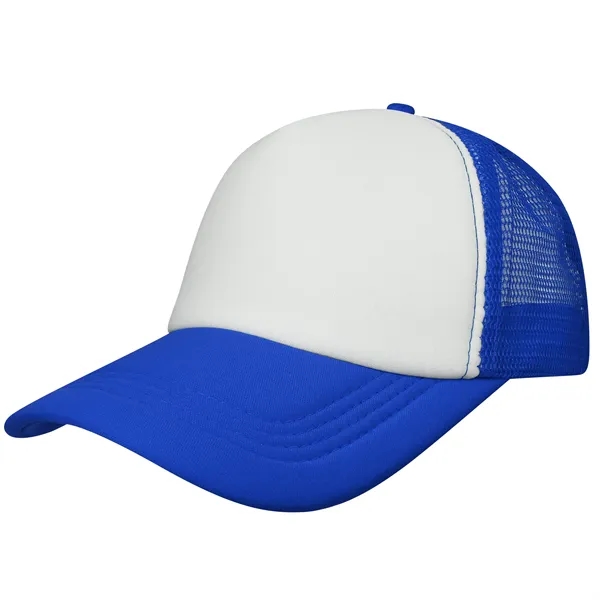 5 Day Rush Five Panel Two Tone Mesh Back Trucker Cap
