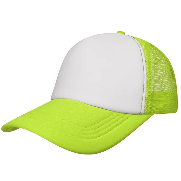 5 Day Rush Five Panel Two Tone Mesh Back Trucker Cap