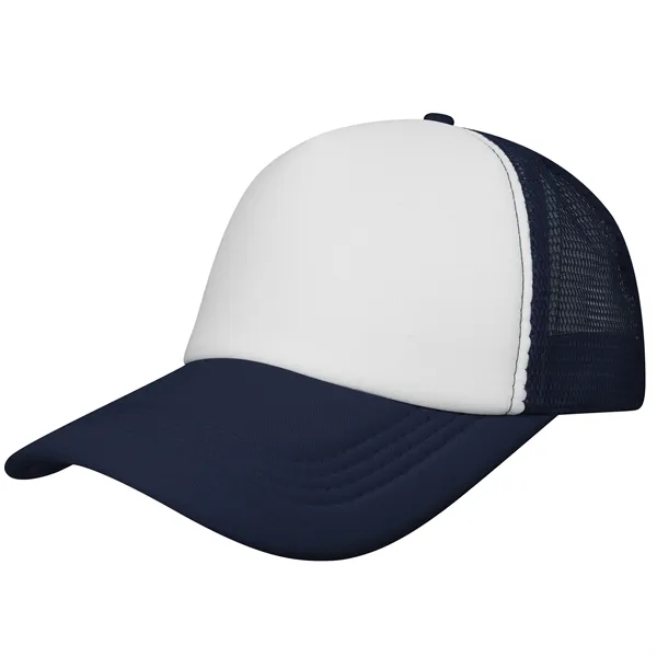 5 Day Rush Five Panel Two Tone Mesh Back Trucker Cap