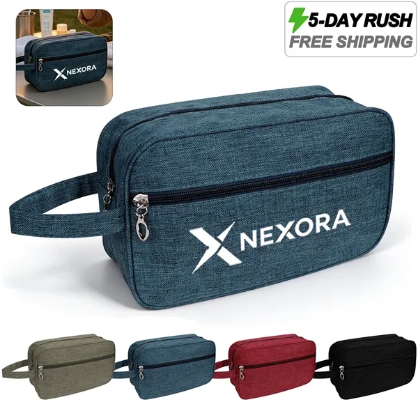 5 Day Rush Oxford Travel Cosmetic Bag Toiletry Pouch