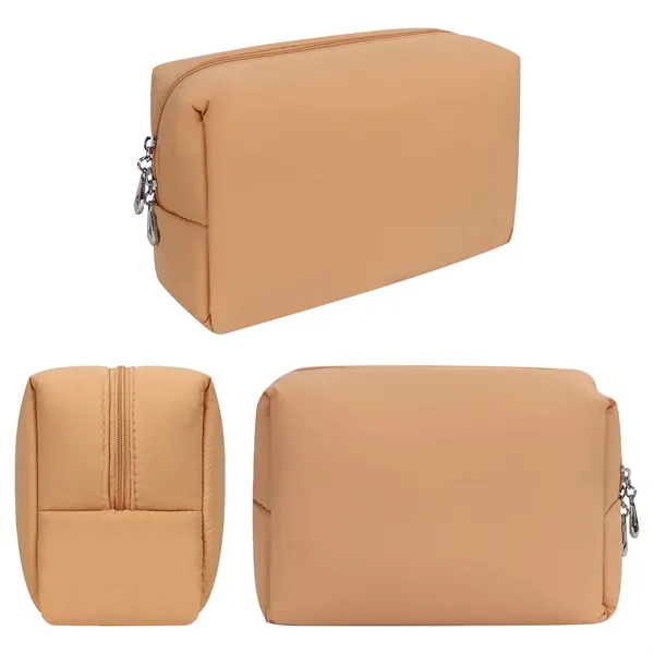 5 Day Rush Puffy Nylon Waterproof Travel Makeup Bag