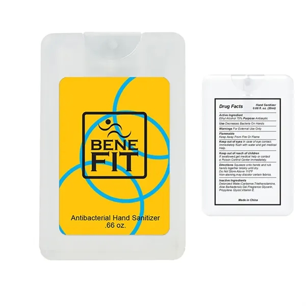 Sanitizer Card