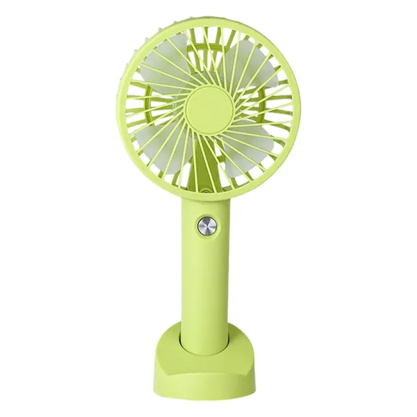 Portable USB Rechargeable Handheld Fan W/ Stand