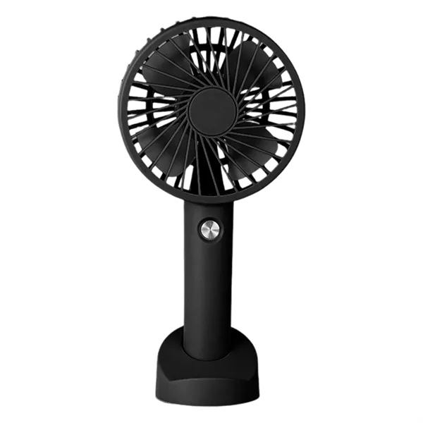 Portable USB Rechargeable Handheld Fan W/ Stand