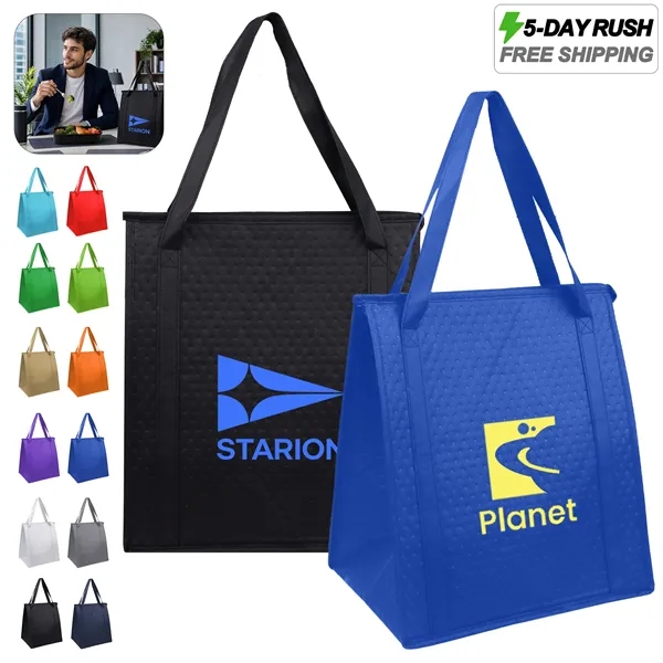 5 Day Rush Thermal Non Woven Insulated Cooler Tote Bag