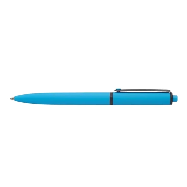 Solid Rubber Coated Plastic Ballpoint Pens