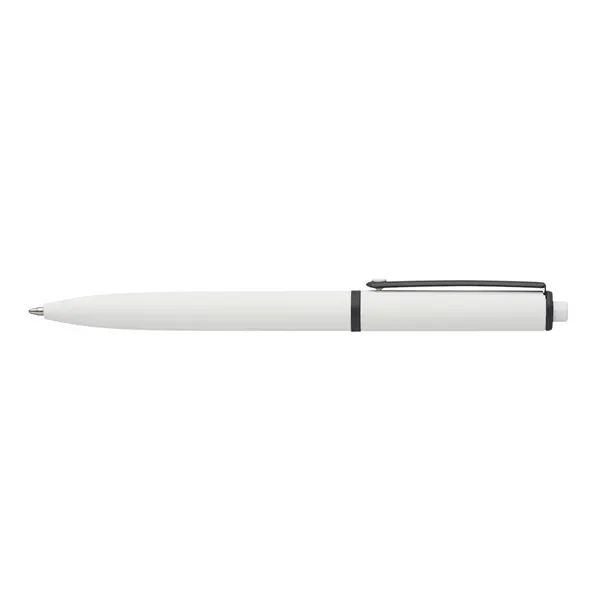 Solid Rubber Coated Plastic Ballpoint Pens
