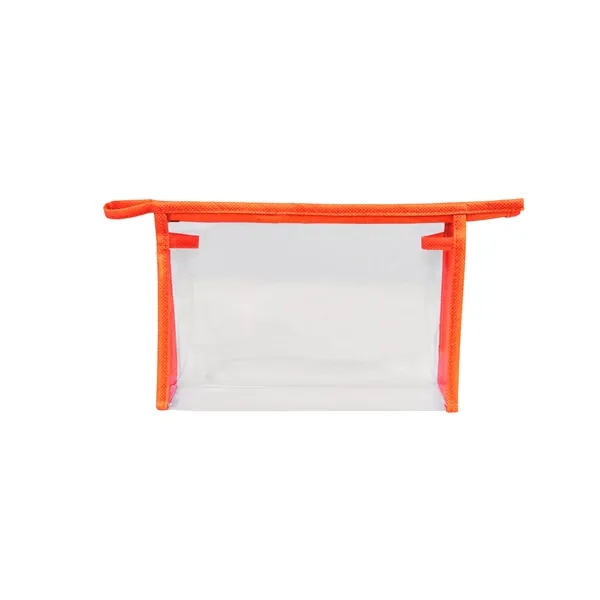 5 Day Rush Clear Travel Zippered Security Toiletry Pouch