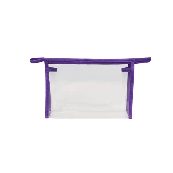 5 Day Rush Clear Travel Zippered Security Toiletry Pouch