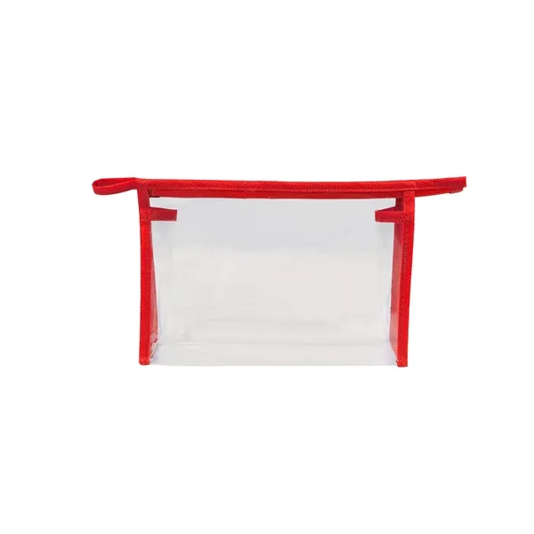 5 Day Rush Clear Travel Zippered Security Toiletry Pouch