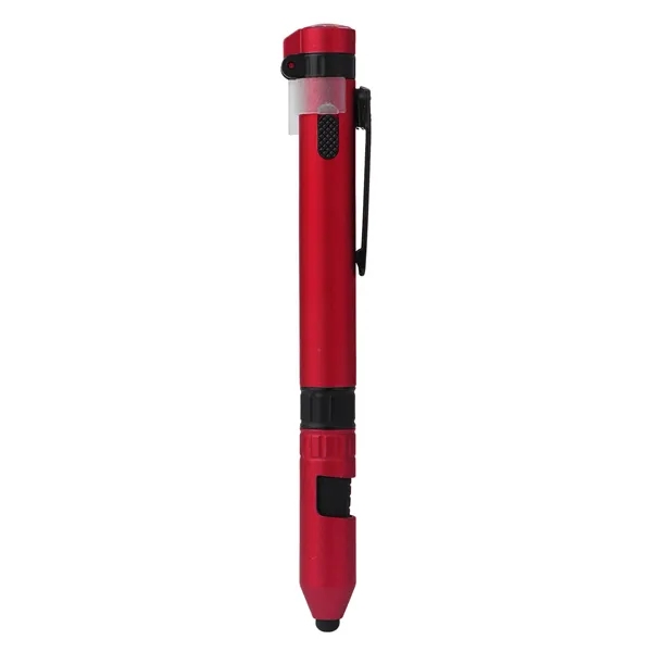 5 Day Rush 7 In 1 Multifunction Tool Pen W/ Stylus&Compass