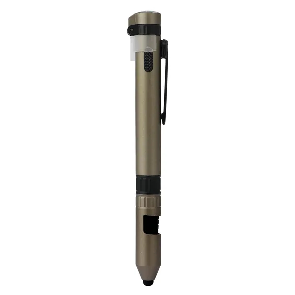5 Day Rush 7 In 1 Multifunction Tool Pen W/ Stylus&Compass